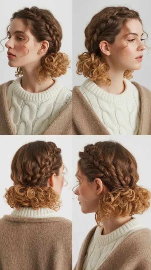 Braided Half-Up Hairstyle