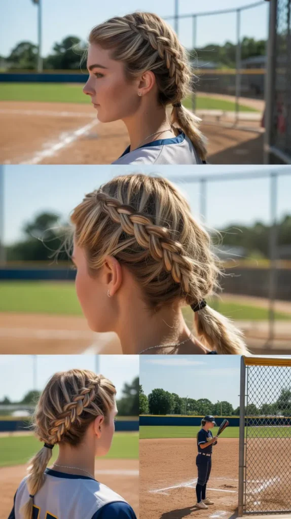 . Lace Braid Ponytail