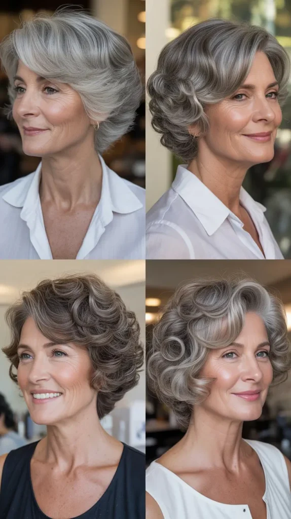 Wedge with Soft Curls