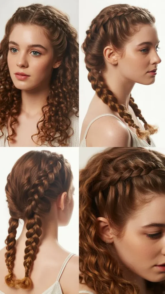 Braided Crown Half-Up