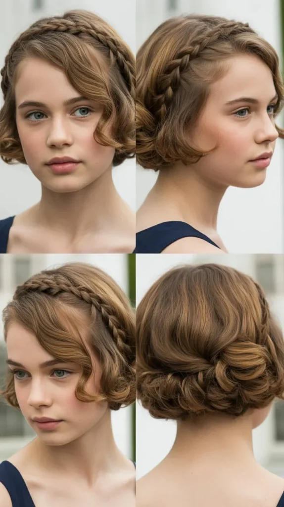 Braided Bang Accent Style
