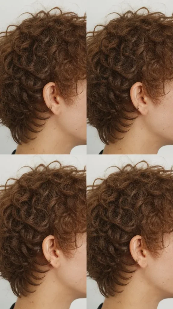 Tousled Curly Wedge