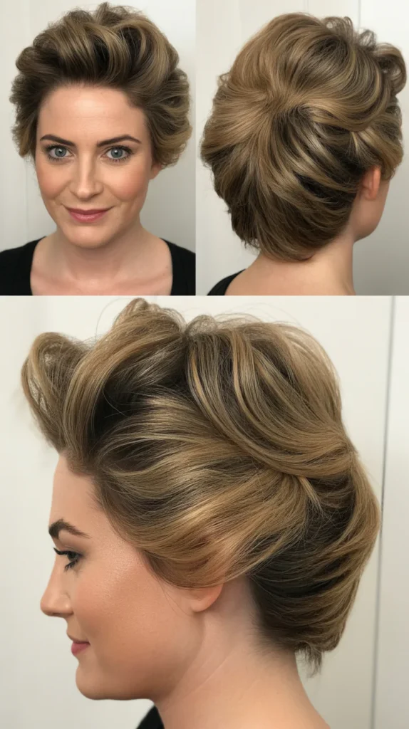 Faux Updo with Volume