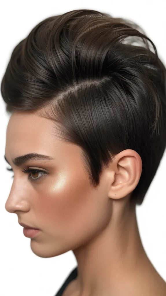 Pixie Wedge with Pompadour