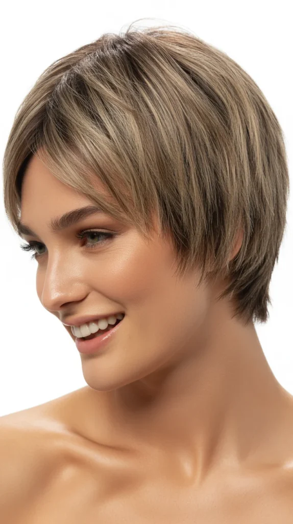 Modern Short Wedge with Texture