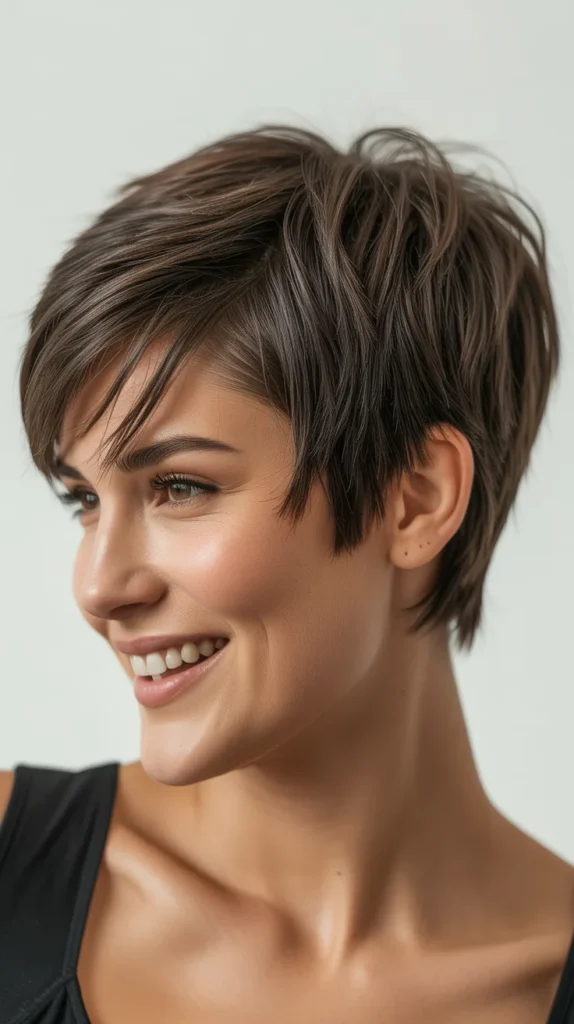 Short Choppy Pixie Wedge