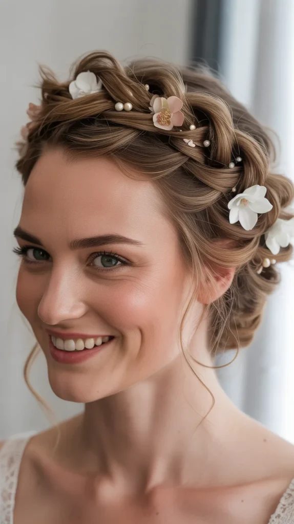 Sleek Low Bun for Short Hair