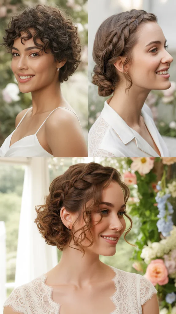 Braided Curly Short Hair