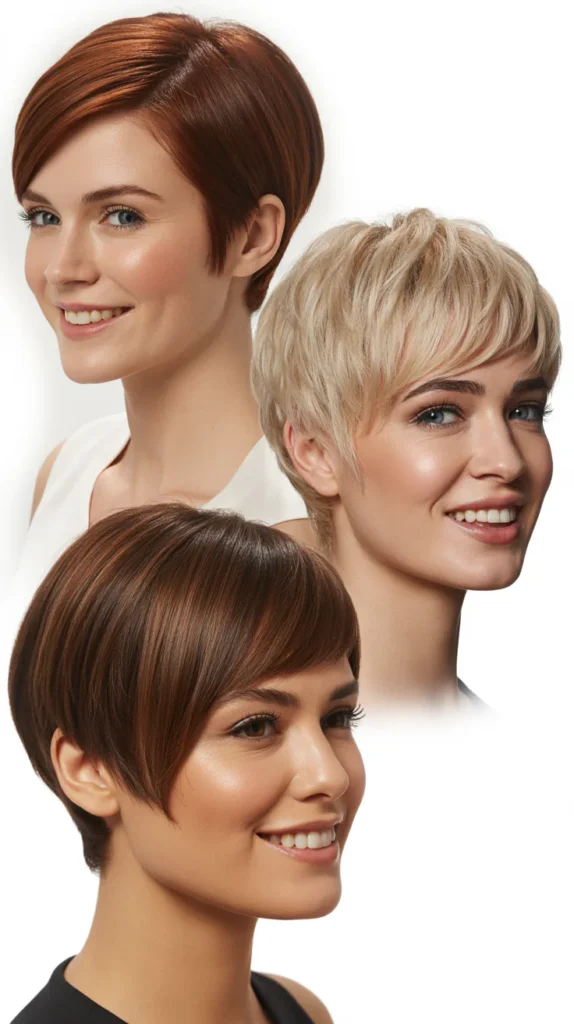 Side-Parted Pixie Wedge