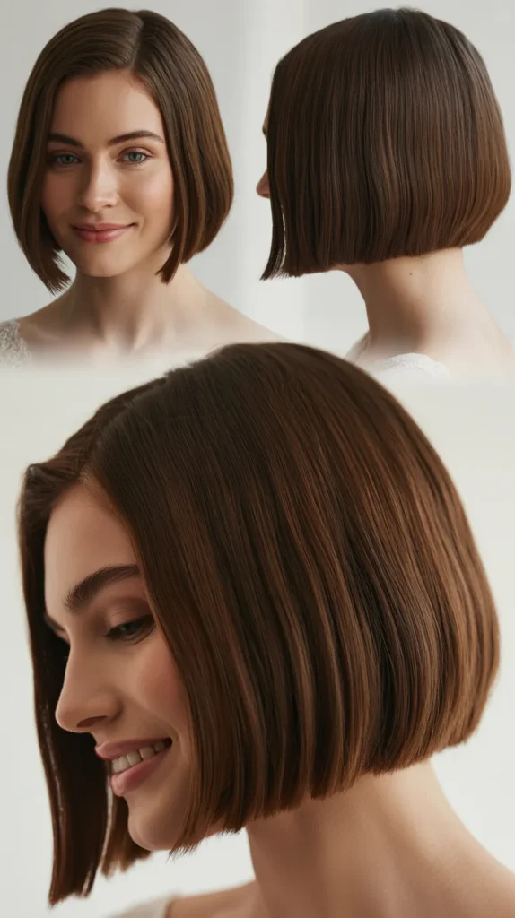 Sleek Bob with Blunt Ends