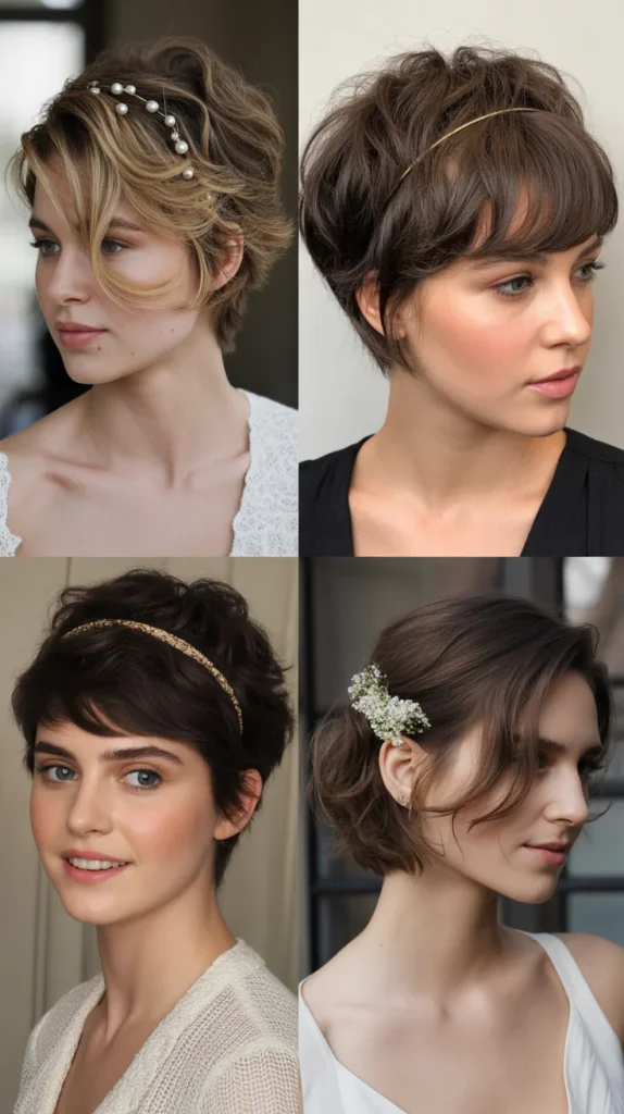 Messy Pixie with Volume