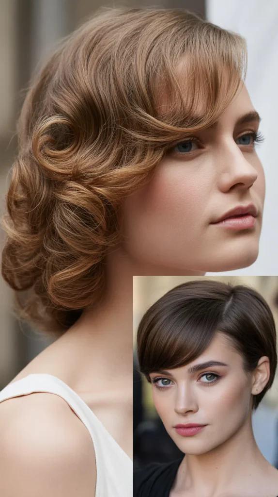 Textured Waves with Side Swept Fringe