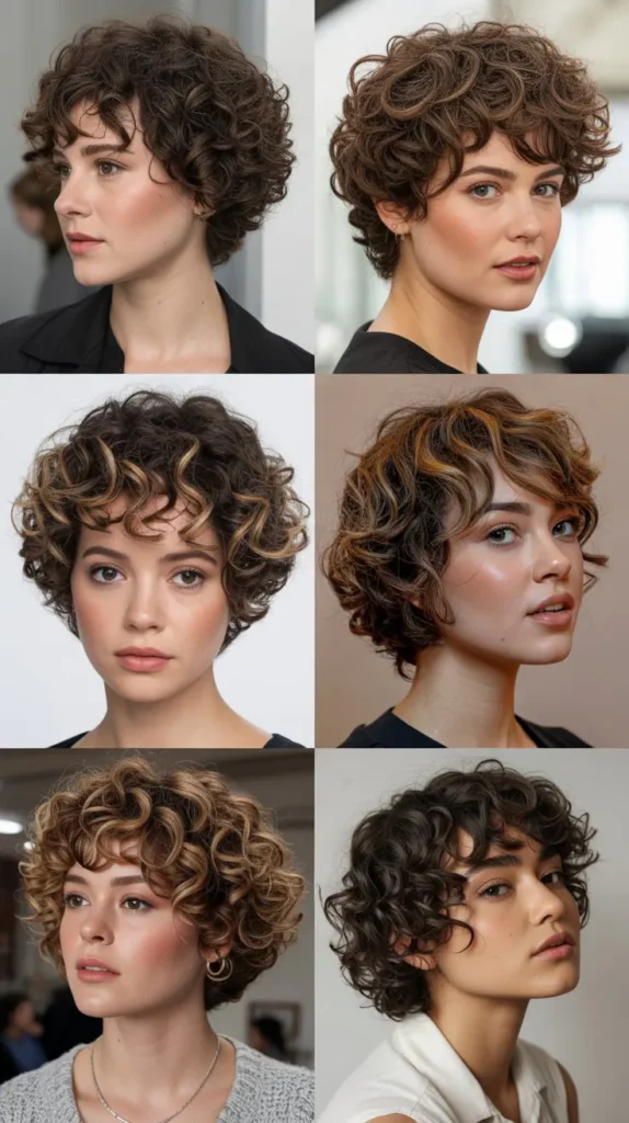 Voluminous Curly Wedge