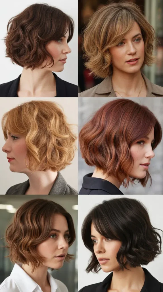 2. Textured Tousled Bob