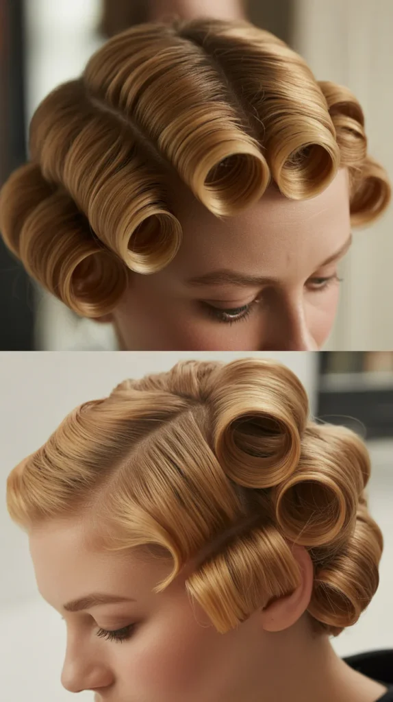 Asymmetrical Short Updo