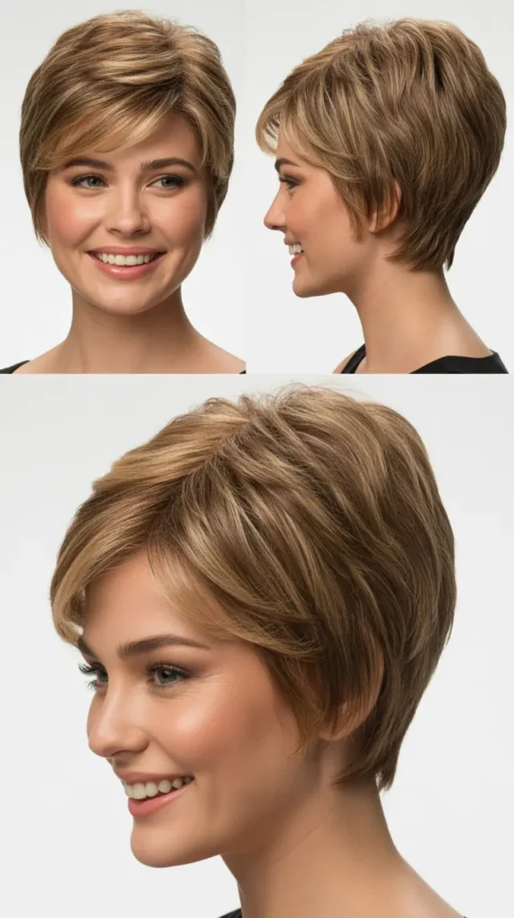 Layered Pixie Wedge