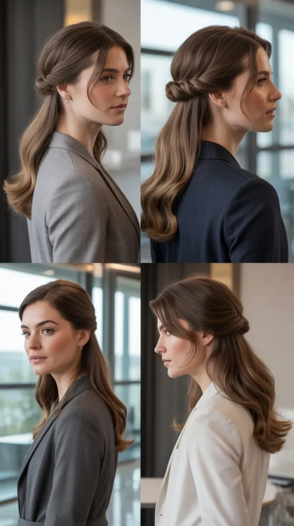  Half-Up Volume Twist