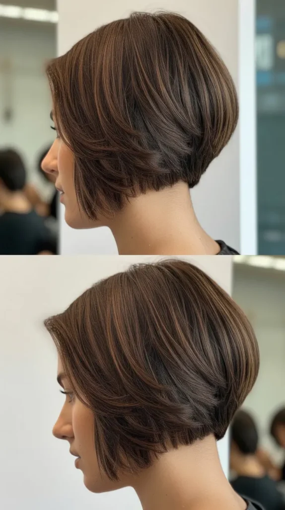 Long Back View Stacked Bob