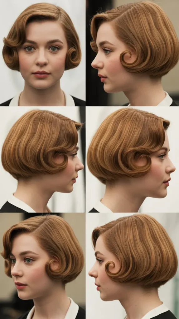 Flipped Ends Short Bob