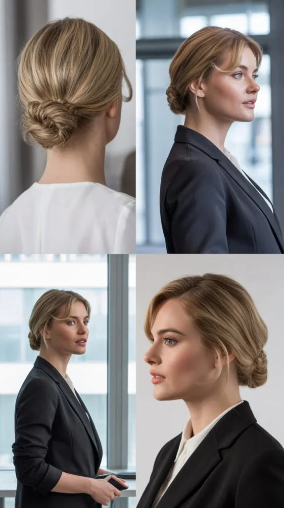 Knotted Half-Up Style