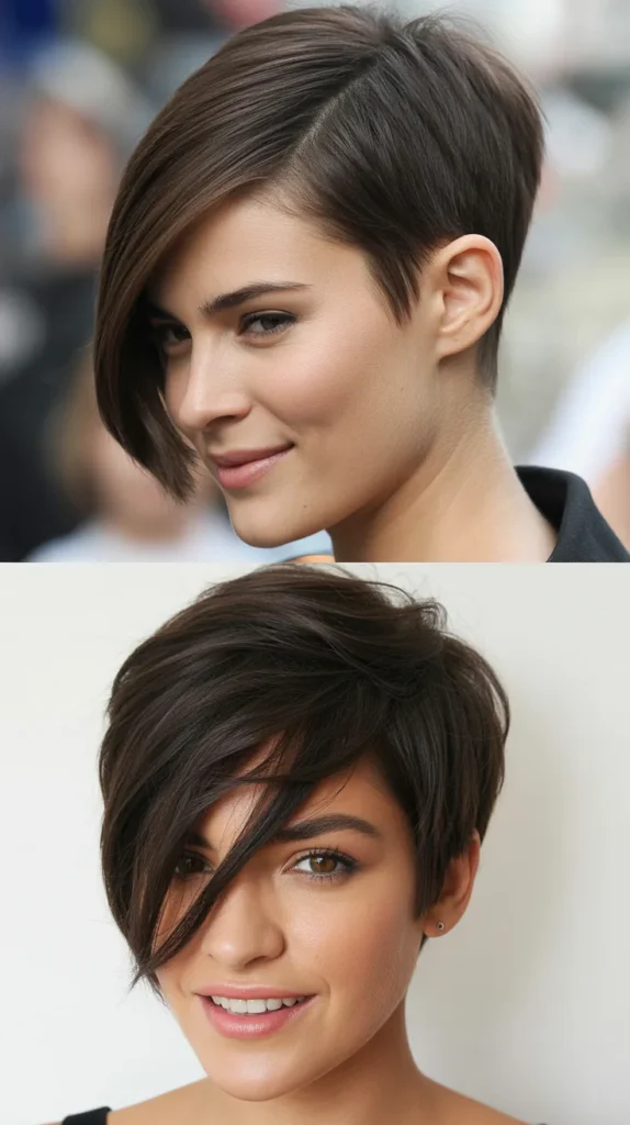  Asymmetrical Pixie Wedge