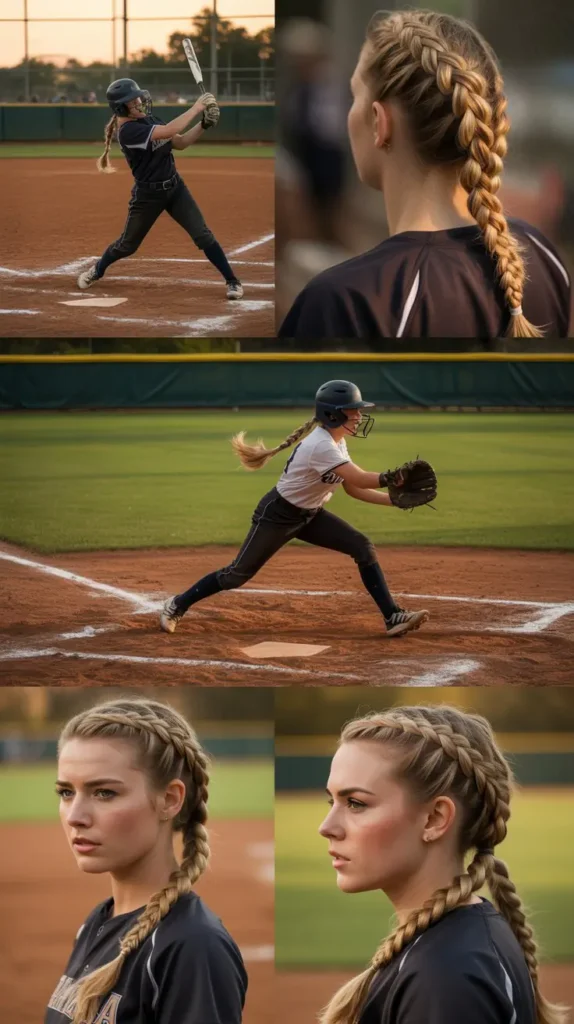 French Braid Into Ponytail