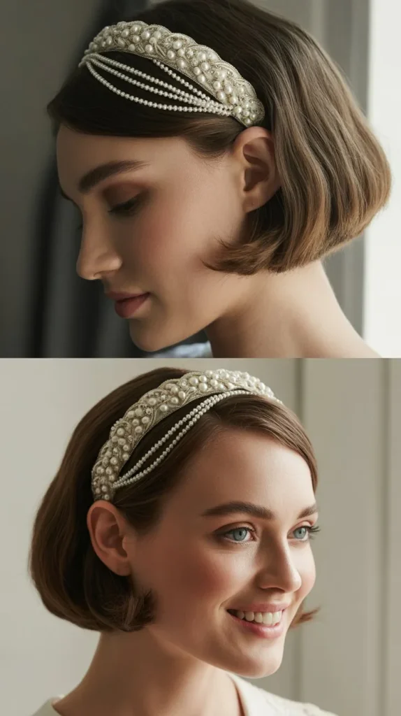 Vintage Headband Look