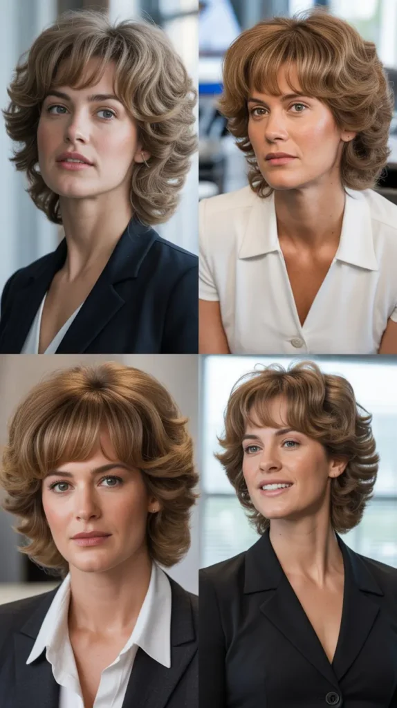 Deep-Part Curtain Bang Style