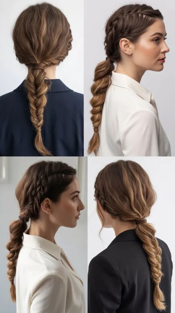 Twisted Low Ponytail
