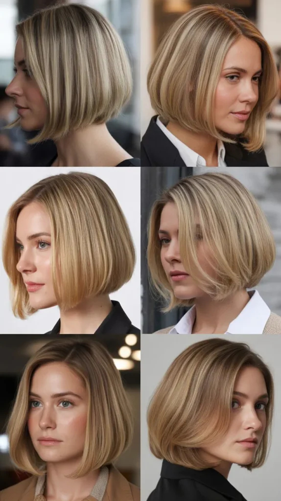 9. Tucked-Under Blunt Bob