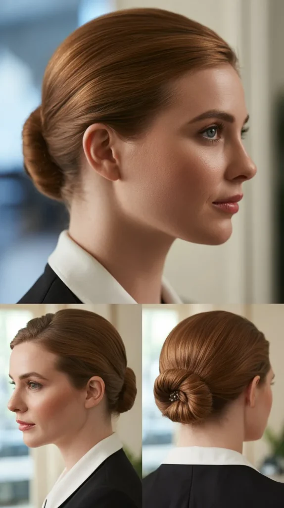 The Twisted Half-Up Bun