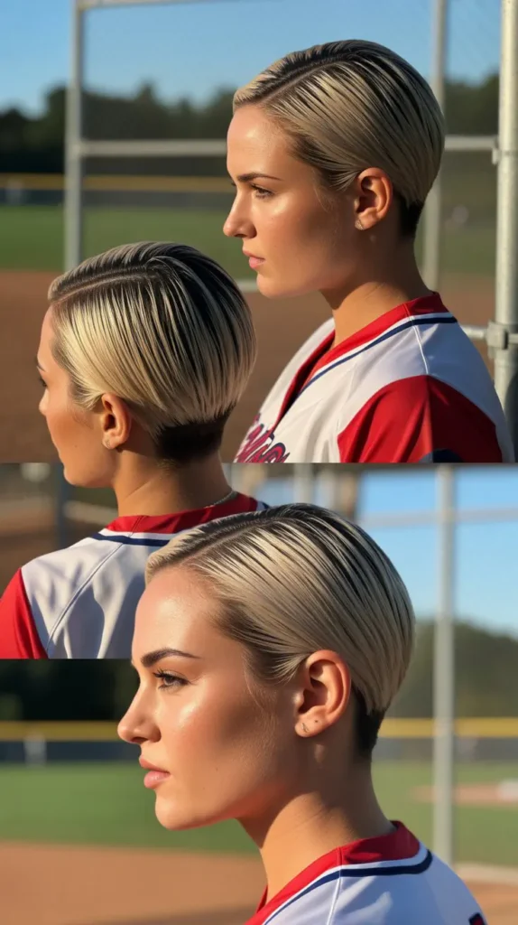 Gel-Slicked Back Look
