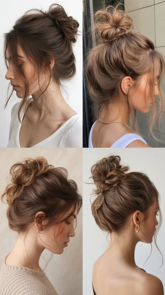 Messy Textured Bun