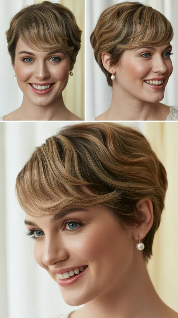 Pixie with Asymmetrical Bangs