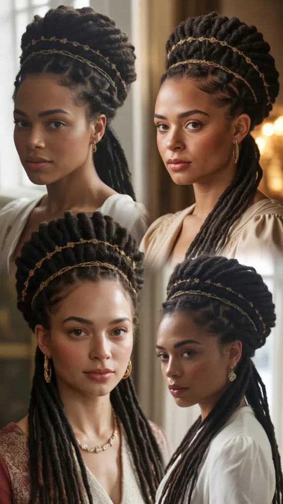 28. Dreadloc Crown Braid