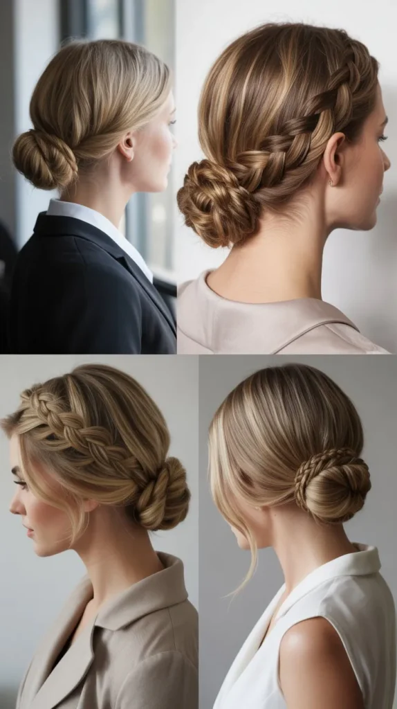 Braided Low Bun