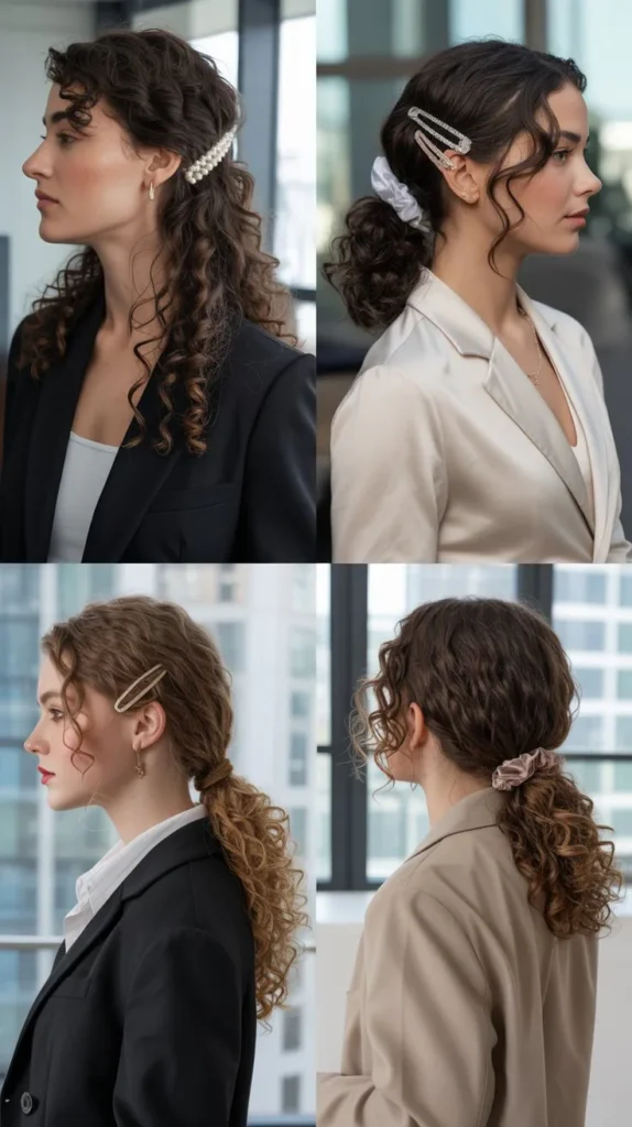  Half-Up Half-Down Curly Style