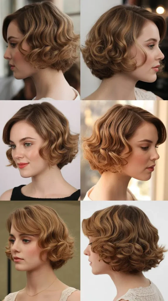  Layered Bob With Soft Curl