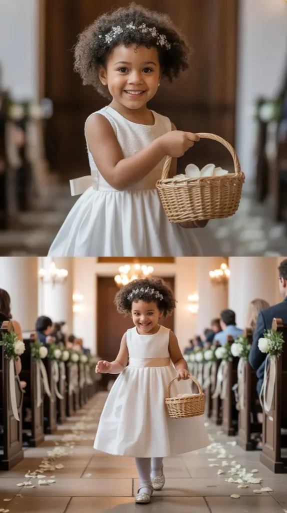 Curly Pixie with Sparkly Pins