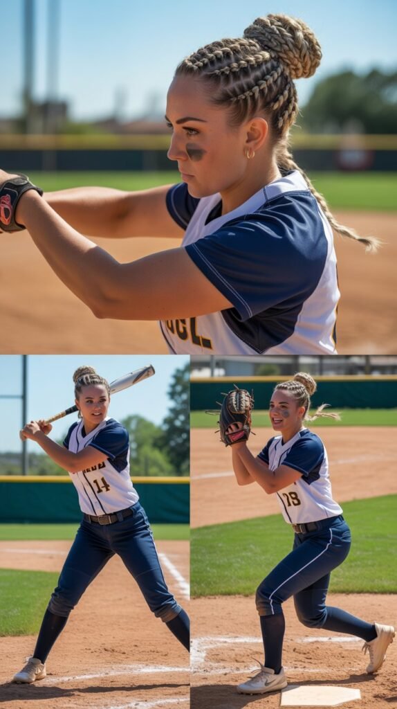  Cornrow Braids with a High Bun