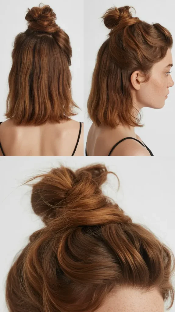 The Half-Up Top Knot