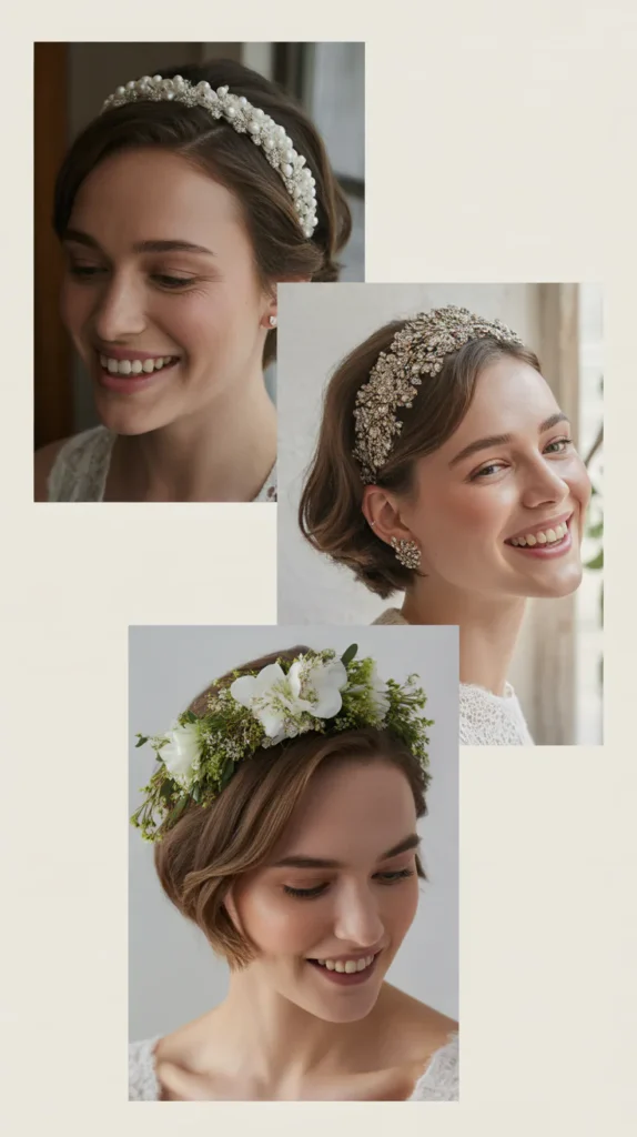 Short Hair with Statement Headband