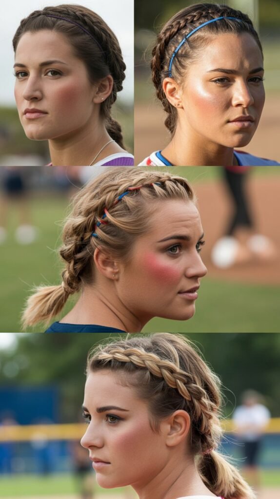 Braided Crown with Elastic Support