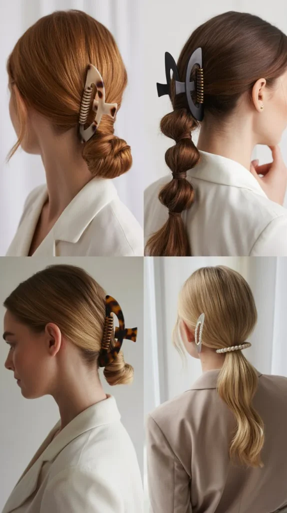 17. The Wrapped Ponytail Updo