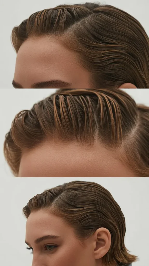 The Piece-y Slicked Back Style