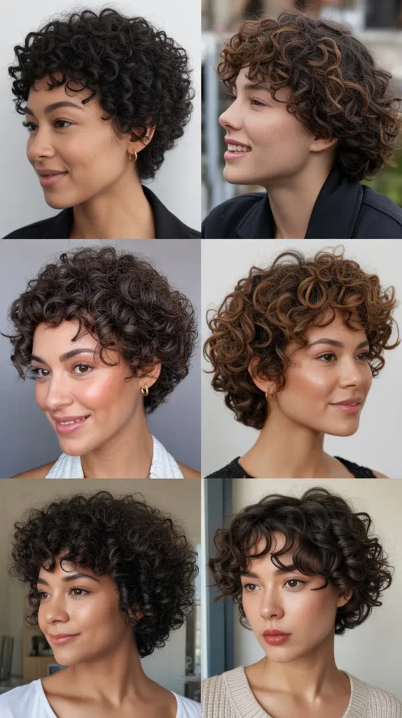 Natural Curly Wedge