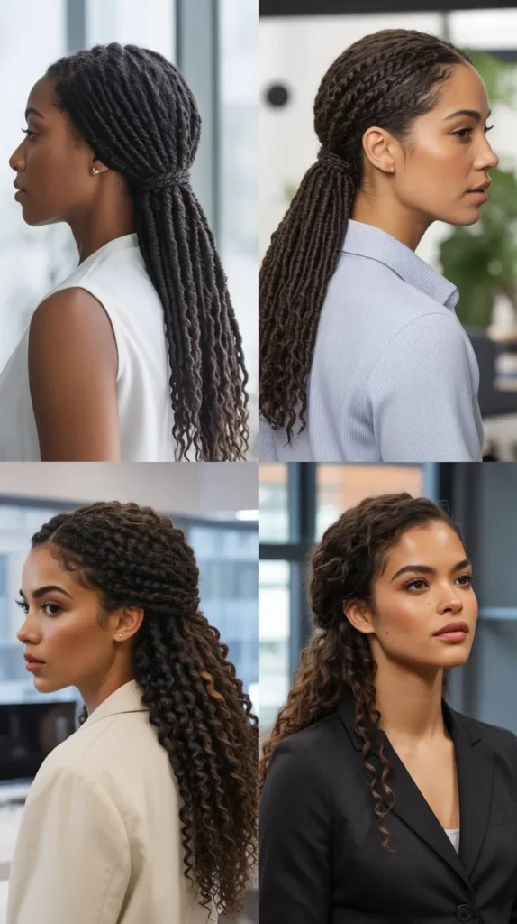 Half-Up Half-Down Twist