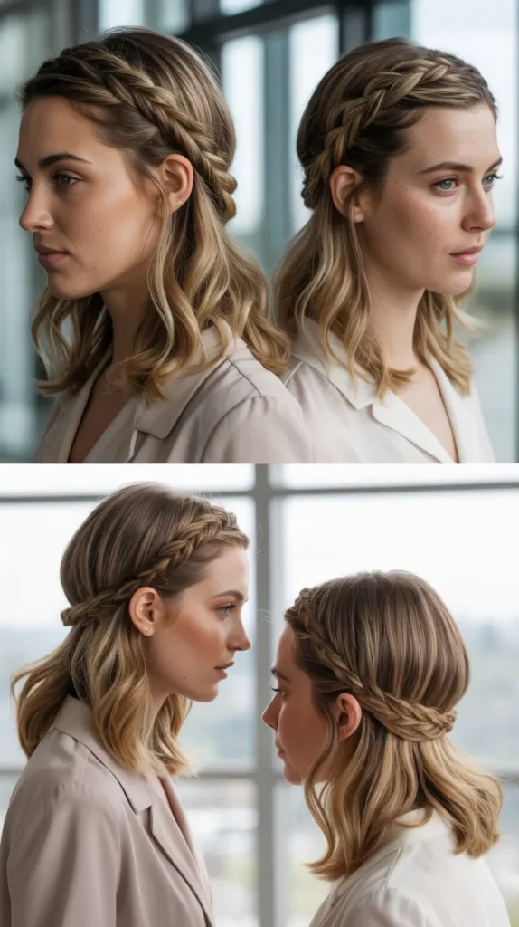 Twisted Headband Braid