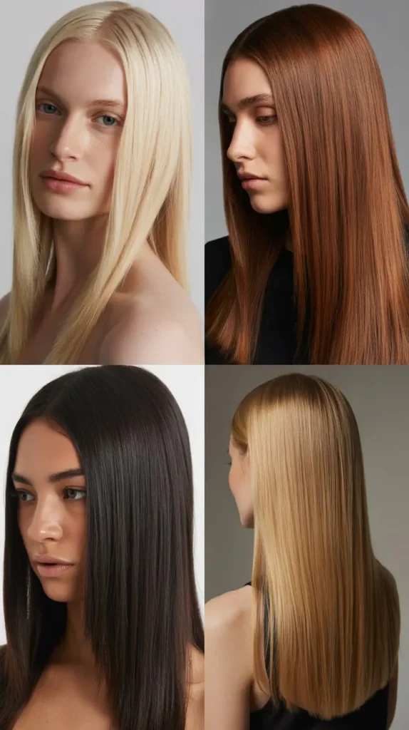 Straight and Sleek Style