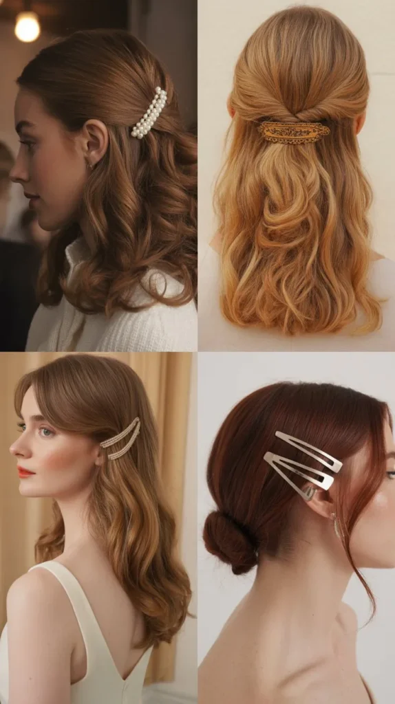 Elegant Hair Clip Style